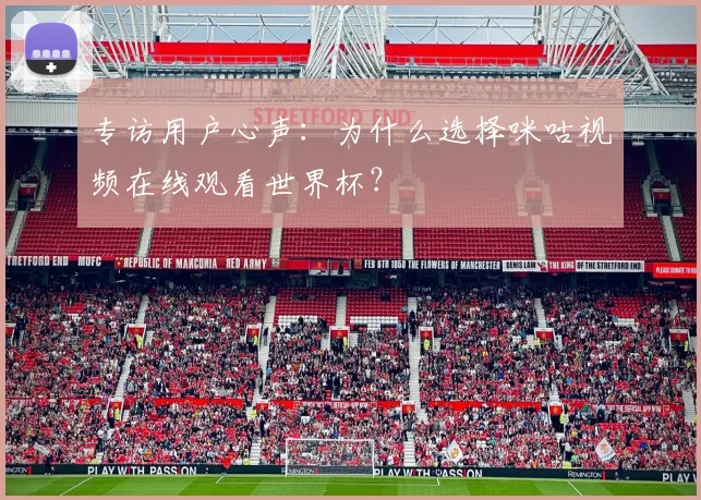 专访用户心声：为什么选择咪咕视频在线观看世界杯？